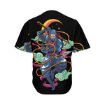 Ninja Warrior Print Men's Baseball Jersey