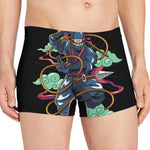 Ninja Warrior Print Men's Boxer Briefs