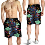 Ninja Warrior Print Men's Shorts