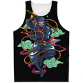 Ninja Warrior Print Men's Tank Top