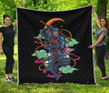 Ninja Warrior Print Quilt