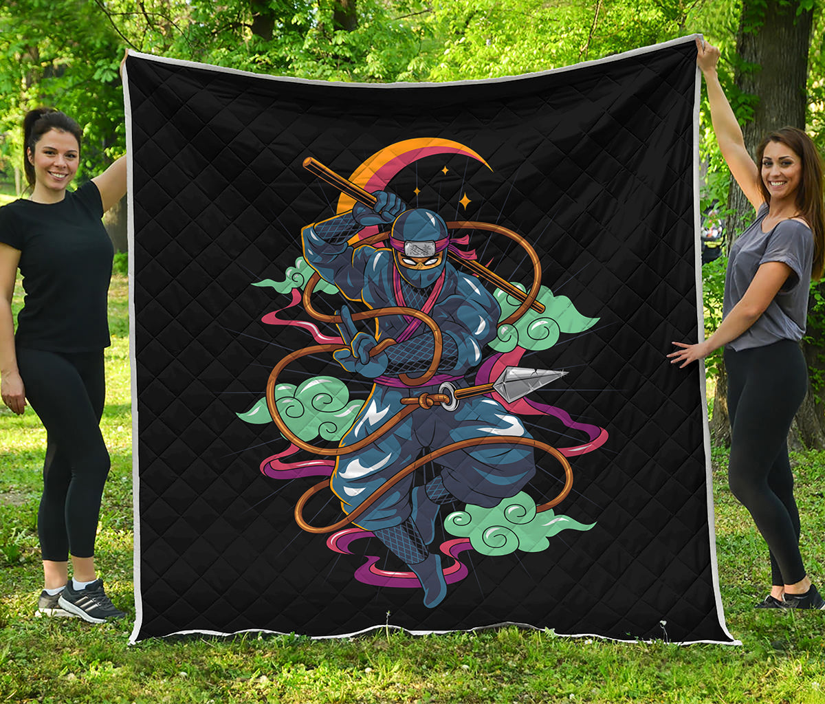 Ninja Warrior Print Quilt