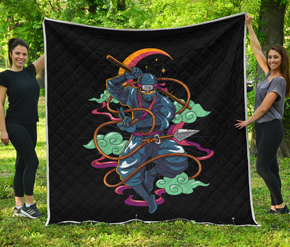 Ninja Warrior Print Quilt