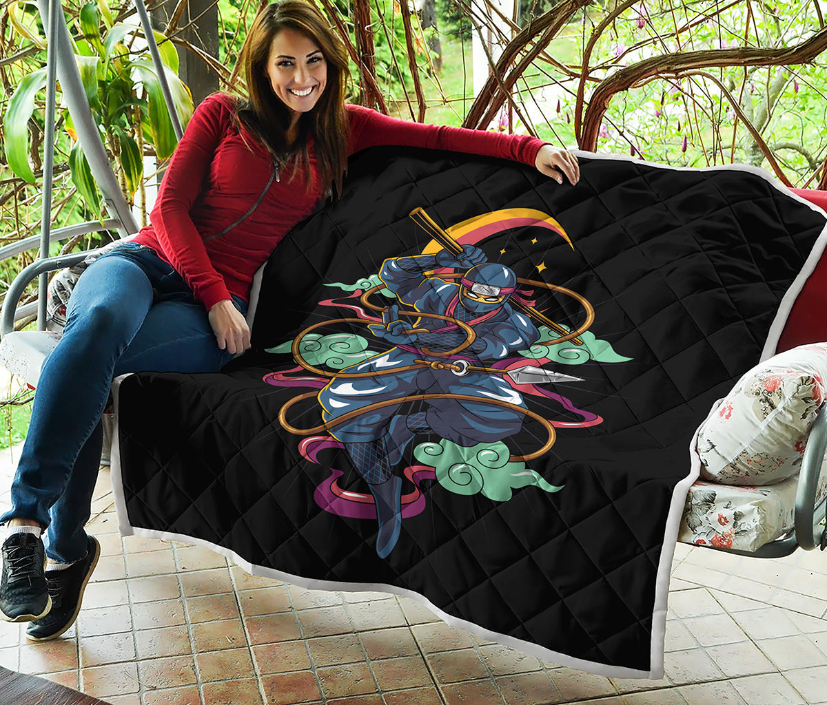 Ninja Warrior Print Quilt