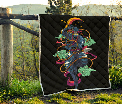 Ninja Warrior Print Quilt