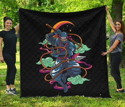 Ninja Warrior Print Quilt