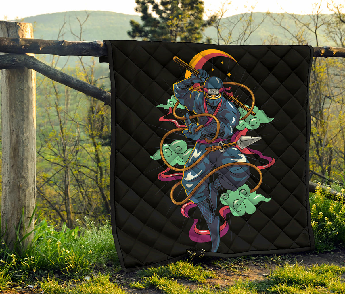 Ninja Warrior Print Quilt