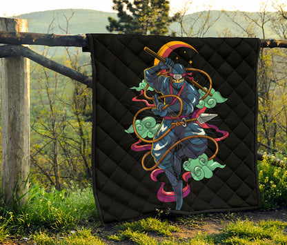 Ninja Warrior Print Quilt