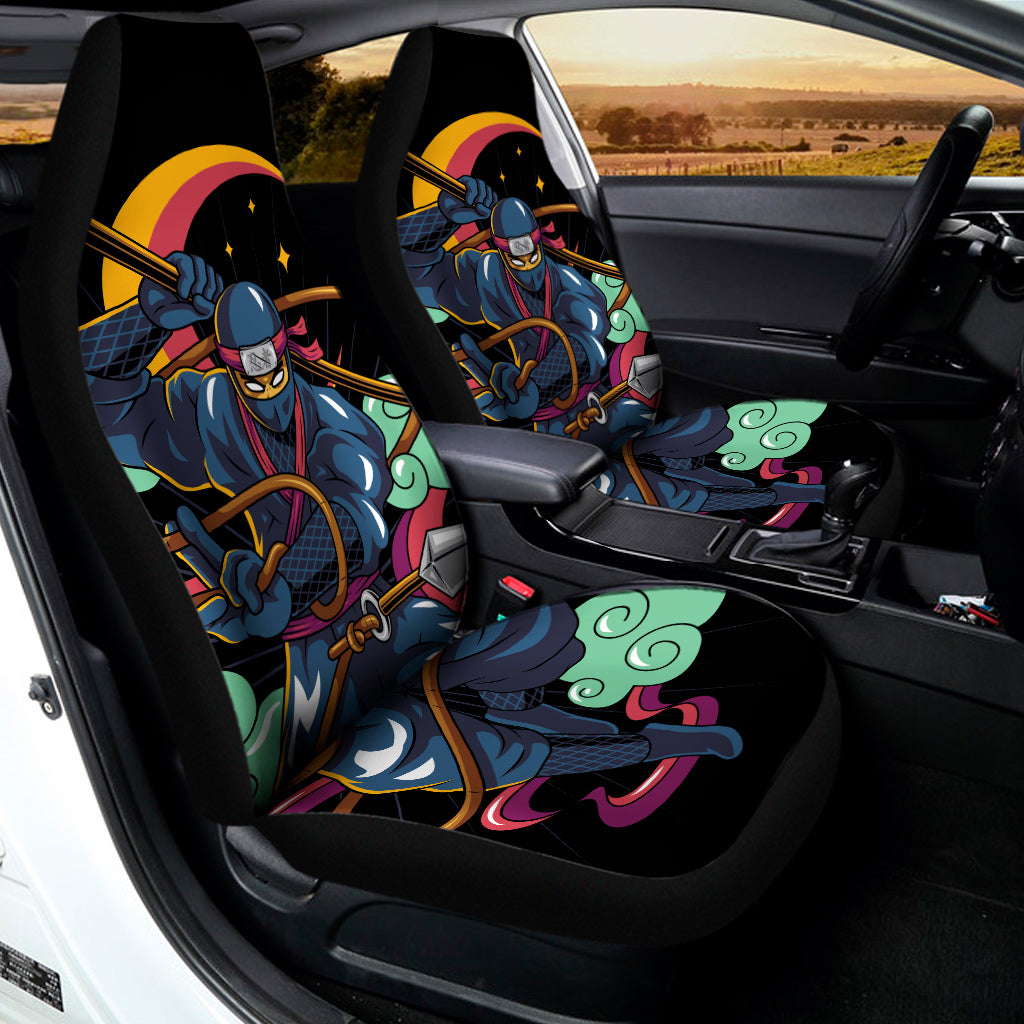 Ninja Warrior Print Universal Fit Car Seat Covers