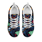 Ninja Warrior Print White Sneakers