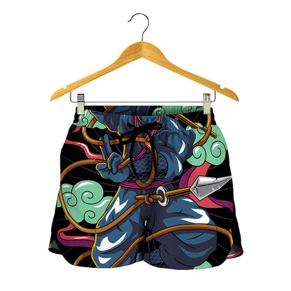 Ninja Warrior Print Women's Shorts