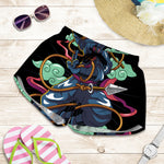 Ninja Warrior Print Women's Shorts