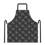 Ninja Weapon Pattern Print Apron