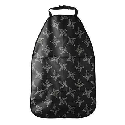 Ninja Weapon Pattern Print Car Seat Organizers