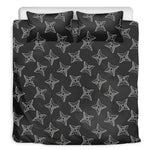 Ninja Weapon Pattern Print Duvet Cover Bedding Set