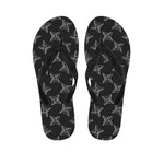 Ninja Weapon Pattern Print Flip Flops