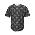 Ninja Weapon Pattern Print Men's Baseball Jersey