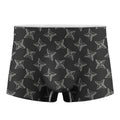 Ninja Weapon Pattern Print Men's Boxer Briefs