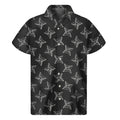 Ninja Weapon Pattern Print Men's Short Sleeve Shirt