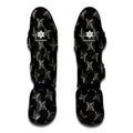 Ninja Weapon Pattern Print Muay Thai Shin Guards