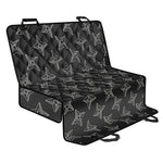 Ninja Weapon Pattern Print Pet Car Back Seat Cover