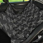 Ninja Weapon Pattern Print Pet Car Back Seat Cover