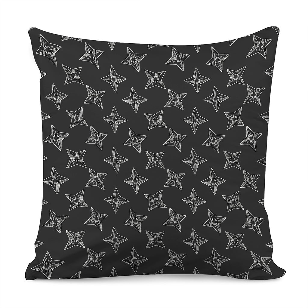 Ninja Weapon Pattern Print Pillow Cover