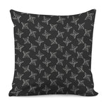 Ninja Weapon Pattern Print Pillow Cover
