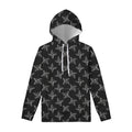 Ninja Weapon Pattern Print Pullover Hoodie