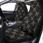 Ninja Weapon Pattern Print Universal Fit Car Seat Covers