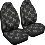 Ninja Weapon Pattern Print Universal Fit Car Seat Covers