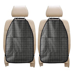 Noisy Windowpane Pattern Print Car Seat Organizers