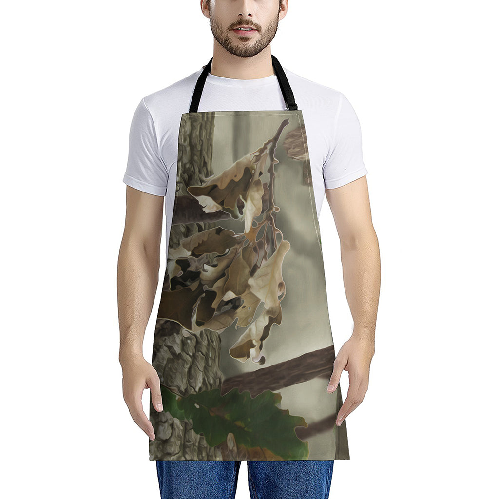 Oak Tree Hunting Camouflage Print Apron