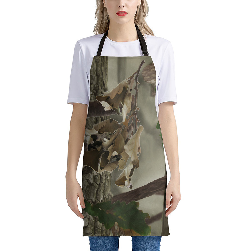 Oak Tree Hunting Camouflage Print Apron