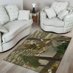 Oak Tree Hunting Camouflage Print Area Rug