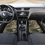 Oak Tree Hunting Camouflage Print Front Car Floor Mats