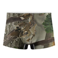 Oak Tree Hunting Camouflage Print Men's Boxer Briefs