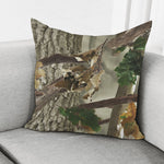 Oak Tree Hunting Camouflage Print Pillow Cover