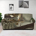 Oak Tree Hunting Camouflage Print Sofa Cover