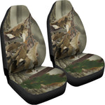 Oak Tree Hunting Camouflage Print Universal Fit Car Seat Covers