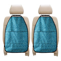 Ocean Blue (NOT Real) Glitter Print Car Seat Organizers