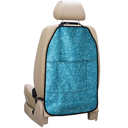 Ocean Blue Glitter Artwork Print (NOT Real Glitter) Car Seat Organizers