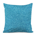 Ocean Blue (NOT Real) Glitter Print Pillow Cover