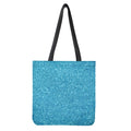 Ocean Blue (NOT Real) Glitter Print Tote Bag