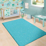 Ocean Bubble Pattern Print Area Rug