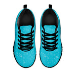 Ocean Bubble Pattern Print Black Sneakers