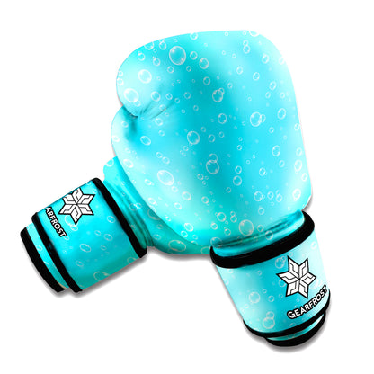 Ocean Bubble Pattern Print Boxing Gloves