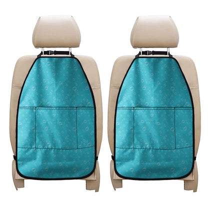 Ocean Bubble Pattern Print Car Seat Organizers