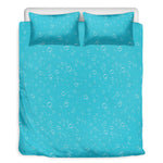 Ocean Bubble Pattern Print Duvet Cover Bedding Set