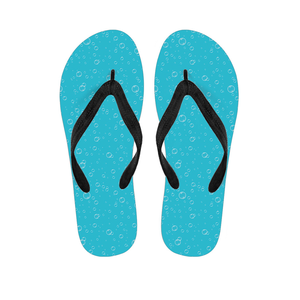 Ocean Bubble Pattern Print Flip Flops